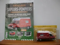 Collection,Véhicules Légers POMPIERS N°40: Peugeot J5 Maxum VSAB Picot avec sa revue. portable: 06 76 20 95 60.