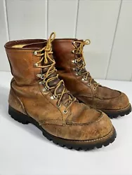 Vintage RED WING Irish Setter Leather Sport Work Boots Mens 11 D.