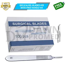 The #15 scalpel blades are multi-functional tools which can be used for a wide range of tasks in industries. The...