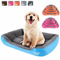 Durable Thickened Pet Bed Anti-slip Dog Sofa Couch Cat Puppy Sleeping Kennel. 🌸 Adopt soft warm cotton cloth on the...