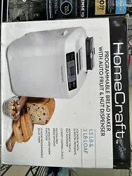 This HomeCraft bread maker is a versatile and programmable kitchen appliance that can create a variety of bread types,...