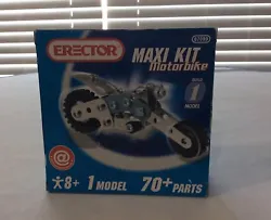 Erector maxi kit motor bike. 70+ parts, age 8+.