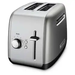 Easily bread crumbs from the toaster with the removable crumb tray. Hand wash only. Model KMT2115 includes (1) Toaster,...