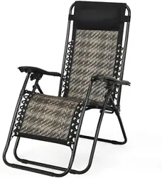 Widened armrest and the removable head pillow can well support your body. And this patio lounge chair is lightweight...