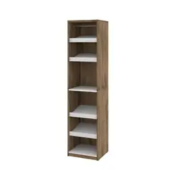 The shelves are reversible and give you the option of installing them on an angle with a lip on the front edge to...