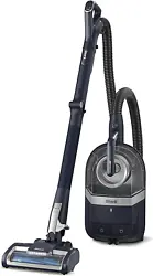 Shark CZ351 Pet Canister Vacuum, Bagless, Corded with Self-Cleaning Brushroll & Powerfins, Navy & Silver. Item model...