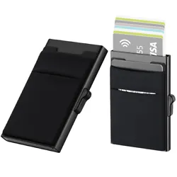Tilonstar Pop Up Wallet Cardholder. RFID and NFC Blocking - Advanced aluminum construction prevents unwanted wireless...