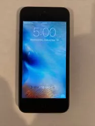 Apple iPhone 5 - 16GB - Black & Slate (Unlocked) A1428 (GSM). Some paint loss and cracks on sides and back.Front Screen...