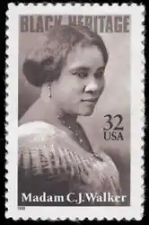Scott # 3181. Madam C.J. Walker. Single Stamp. Issued in 1998.