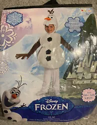 Dress up your little one in this adorable Disney Frozen Olaf costume for Halloween! This complete outfit includes a...