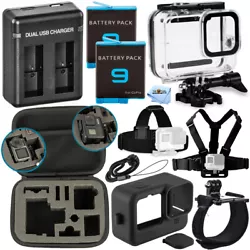 – Battery status is displayed on the GoPro Hero 9. – Works with GoPro Hero 9. Ultimaxx Underwater Housing for GoPro...