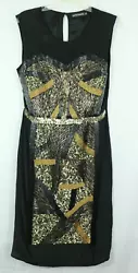 Gorgeous Beadwork! Very good condition Antik Batik Dress. Beads and sequins on a 100% silk pencil dress. Side Zip...