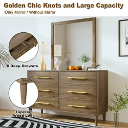 The 6 dresser drawers are constructed with clean-line features and enormous storage spaces to keep your clothes,...