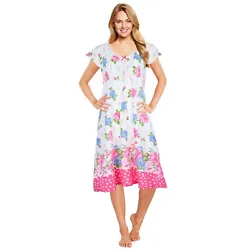 These nightgowns are perfect to easily slip on and take off. Stretch out your body freely and feel relaxed in these...