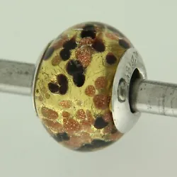 Authentic Zable Bead. This is made with. 925 Sterling Silver and Murano Glass.