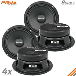 4x 6MR200A Speakers. The 6MR200A mid range speaker is the evolution of the 6MR250A, this unit was designed with the...