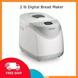 VERSATILE WITH 12 CYCLES: Make dough, bake cake, or make delicious mouth-watering loaves of fresh baked bread. GREAT...