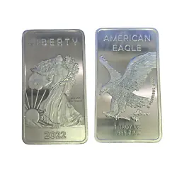 This 1 Ounce Solid Pure Zinc Liberty Bar is a rare commodity! The price of Zinc has nearly doubled in the past 15 years.