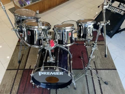 used premier drum set for sale. Including soft padded cases for all toms and hardware. 8x810x812x1014x1216x1422x18Snare...