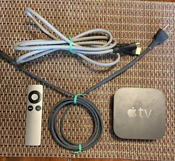 Apple TV (2nd Generation) HD Media Streamer - A1378.- Bundle - Fully Functional!. Includes remote, power cord and HDMI...