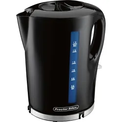 Cordless Serving. Bring this kettle right to the breakfast table for easy serving. This Proctor Silex electric kettle...