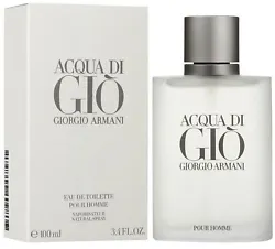 Acqua Di Gio 100 ml cologne is introduced by the design house of Giorgio Armani in the year 1995, and has a stimulating...