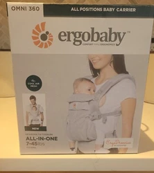 Ergobaby Omni 360 Cool Air Mesh Ergonomic Baby Carrier Pearl Grey.