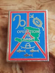 Ancien insigne militaire pucelle militaire OPERATION CARBERT - ARTHUS BERTRAND . État : Occasion Service de...