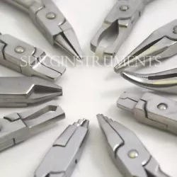 Lot of 10 Orthodontic L-Key Pliers with Hexagonal Screw. We Have The Following Pliers to Choose From Weingart Pliers....