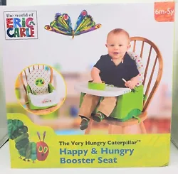 Introducing the Creative Baby The Very Hungry Caterpillar Happy & Hungry Booster Seat, perfect for your little ones...