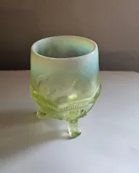 Green glass not sure of age , no chips or cracks