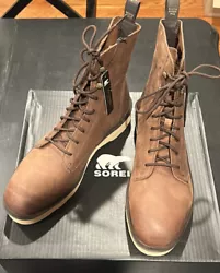 Men’s Sorel High-Line Lace Boots Waterproof Velvet Tan/Automne