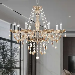1 x Crystal Chandelier Light. K5 crystal body with lots of sparkle, luxurious and elegant, perfect for hallway, living...