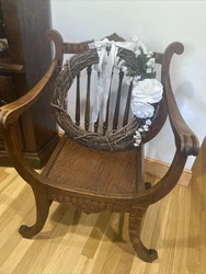 This vintage armchair is beautifully built with an air of gothic elegance that will transport you to a bygone era. The...