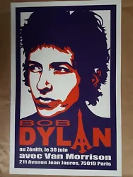 Art Cholas (Nicholas Boyle). Van Morrison. at the Zenith Paris. June 30th 1998. This printing is much closer to the...