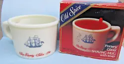Made by Shulton ~ Cup is in Great Unused Condition ~ Box shows storage wear.