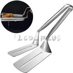 MULTI FUNCTIONAL COOKING TONGS: Serve as a steak clamp, serving tongs, salad tongs, bread clamp tongs, pizza tongs and...