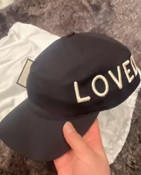 Gucci Unisex Black Canvas Baseball Hat with 