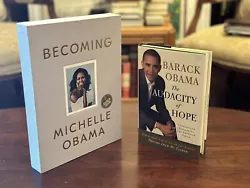 AUDACITY OF HOPE first edition first printing authored and signed by PRESIDENT BARACK OBAMA.
