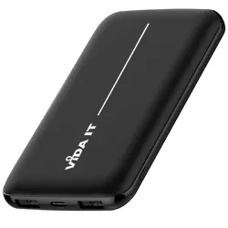 Capacité de batterie 10000mAh. 1 x Power Bank Vida IT vFab 10000mAh. Têtes pour micro USB, USB-C, iPhone. 1 x Câble...