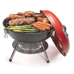 For added convenience, the lid is secured by 3 durable locks, and the ash tray is accessible for easy clean-up....