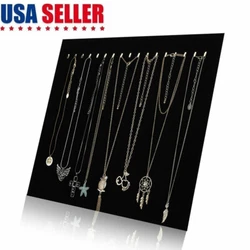 【 Necklace hanger】: The hanging design of 17 hooks allows you to easily organize and obtain necklaces and other...