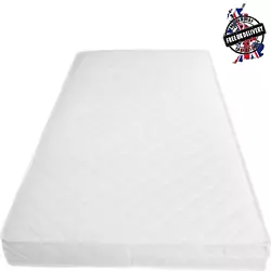 Our Soft and comfortable supportive foam mattress is ideal for a Cot or Cot bed. Baby Toddler Quilted Fully Breathable...
