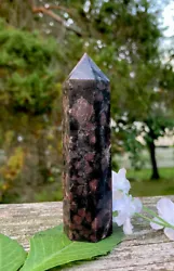 NOTE: The Garnet crystal wand you see in my photos is the exact one you will receive. Its energy has been said to...