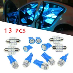 Product Features:  100% brand new and high quality. This Interior Xenon Blue LED Kit Will Include the Following bulbs...