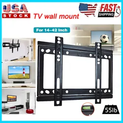 Universal TV Bracket: Fits for most 32-55in TV which is up to 99lbs,with VESA patterns up to 400x400mm. You need to...