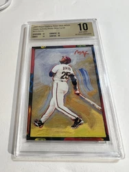 Barry Bonds 1997 Topps Gallery Peter Max #PM9 Eddie O’s Sports Gem Mint 10 🔥🔥.