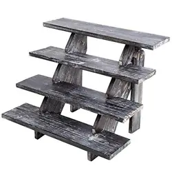 Wood Cake Stand Display Table. PERFECT SIZE: Rest on any counter top or table.
