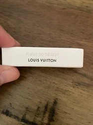 NIB Fleur Du Desert LOUIS VUITTON Perfume Fragrance Spray Sample 0.06 oz/2ml.