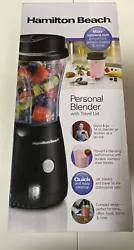 New Hamilton Beach Personal Creations Blender with Travel Lid Factory Sealed.